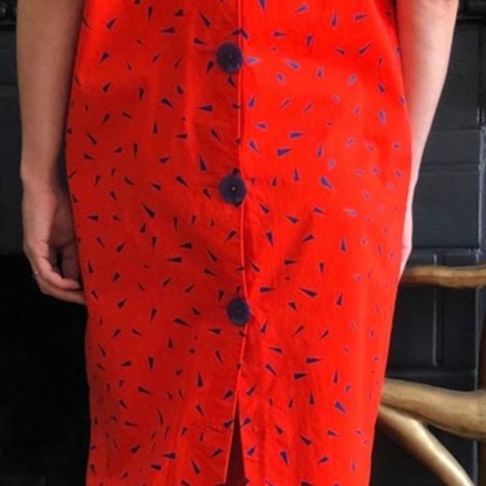 Y's Yohji Yamamoto Button Back True Red Size M Li… - image 6